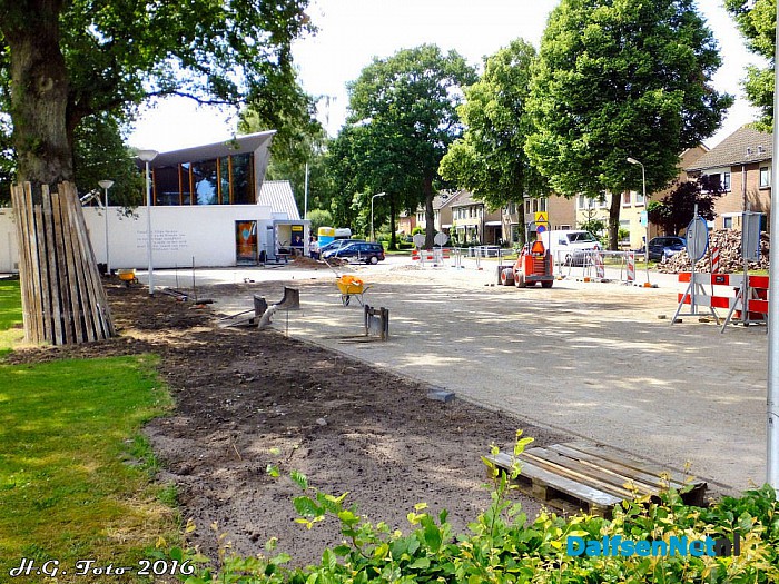 Oudleusen krijgt een dorpsplein. - Foto: H.G. Foto
