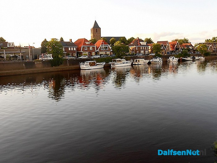 Het hoge water komt er aan