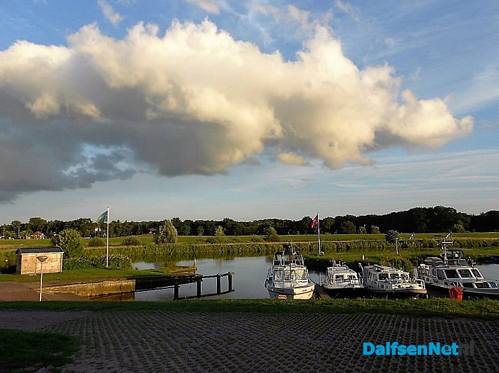Het hoge water komt er aan