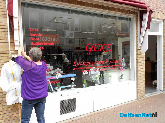 Geke runt nu de winkel