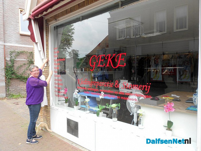 Geke runt nu de winkel
