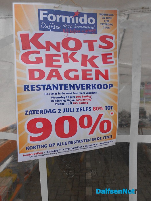 Een tent bij Formido? dan ruik je de korting