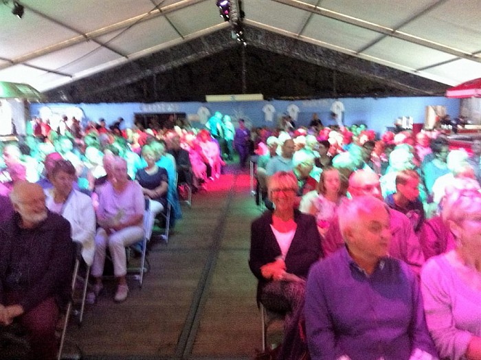 Goede opkomst tentviering - Foto: Eigen geleverde foto