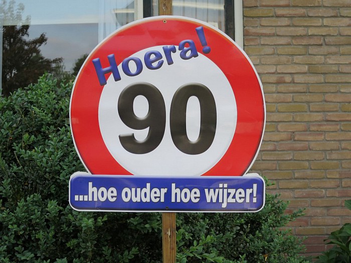 Mies 90 jaar - Foto: Wim