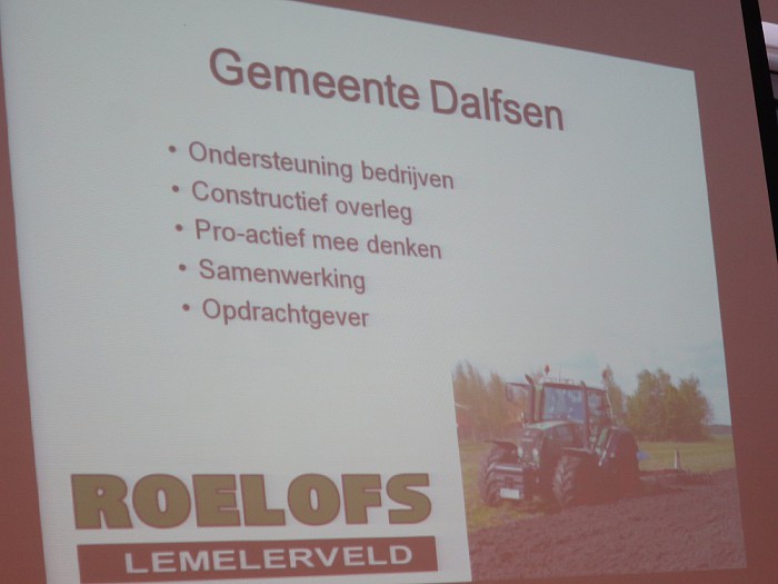 College op bezoek bij Roelofs Lemelerveld - Foto: Wim