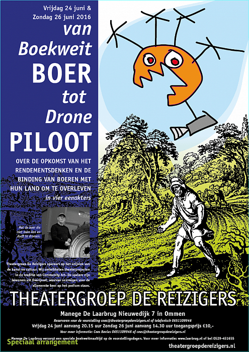 voorstelling ‘Van boekweitboer tot dronepiloot’ - Foto: Eigen geleverde foto