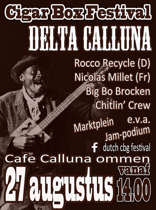 3e Delta Calluna Dutch Cigar box Festival. - Foto: Eigen geleverde foto