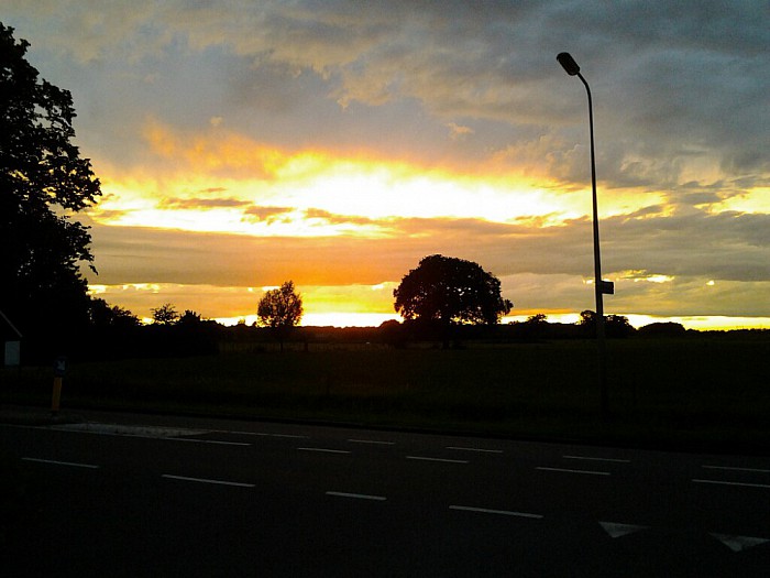 Fantastische zonsondergang - Foto: Eigen geleverde foto