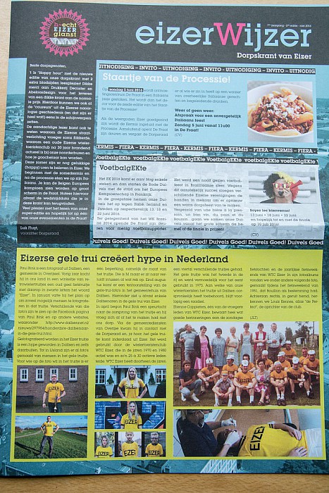 Expositie Dalfsen in de gele trui - Foto: Eigen geleverde foto