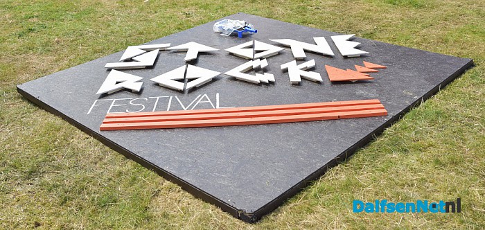 Opbouw Stone Rock Festival in volle gang - Foto: Johan Bokma