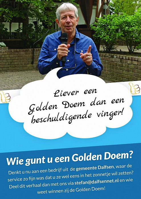 U kunt weer nominaties aandragen voor de Golden Doem