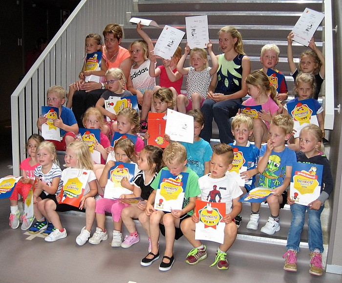 Gymnastiek: nijntje beweegdiploma’s uitgedeeld - Foto: Eigen geleverde foto