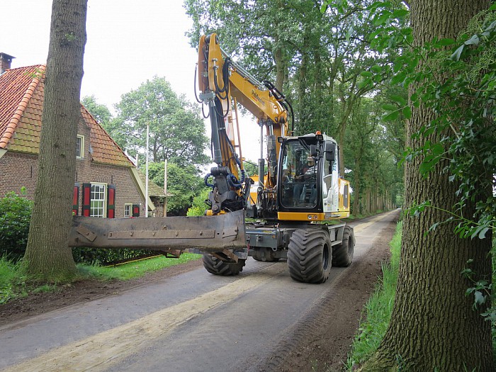 Aalshorsterpad vernieuwd en bijna gereed. - Foto: Wim