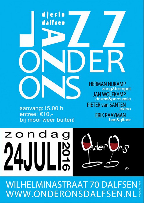 Jazz Lounge bij Onder Ons.