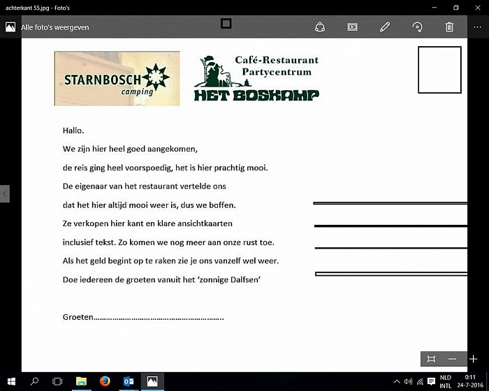 Vakantiekiekje 1