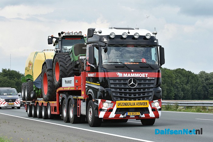Uittocht truckstar festival 2016 op de A28 bij Zwolle - Foto: Johan Bokma