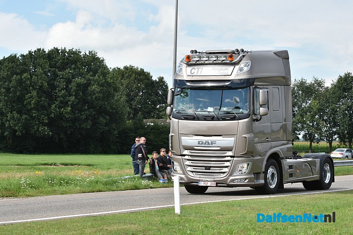 Uittocht truckstar festival 2016 op de A28 bij Zwolle - Foto: Johan Bokma