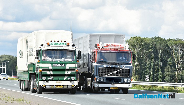 Uittocht truckstar festival 2016 op de A28 bij Zwolle - Foto: Johan Bokma