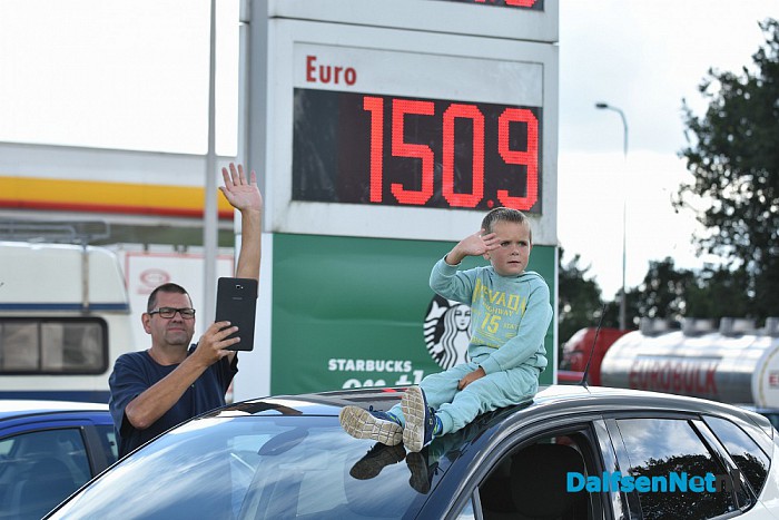 Uittocht truckstar festival 2016 op de A28 bij Zwolle - Foto: Johan Bokma