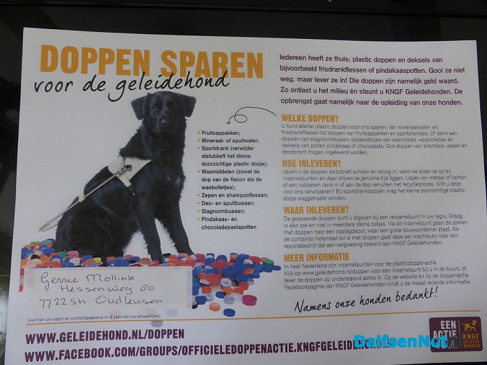 Kijk uit je doppen: spaar plastic doppen