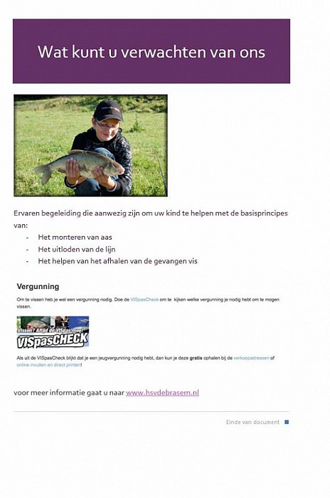 Opgeven jeugdwedstrijden HSV De Brasem - Foto: Eigen geleverde foto