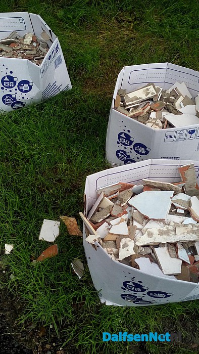 Zwerfafval achter gelaten in Vilsteren - Foto: Ingezonden foto