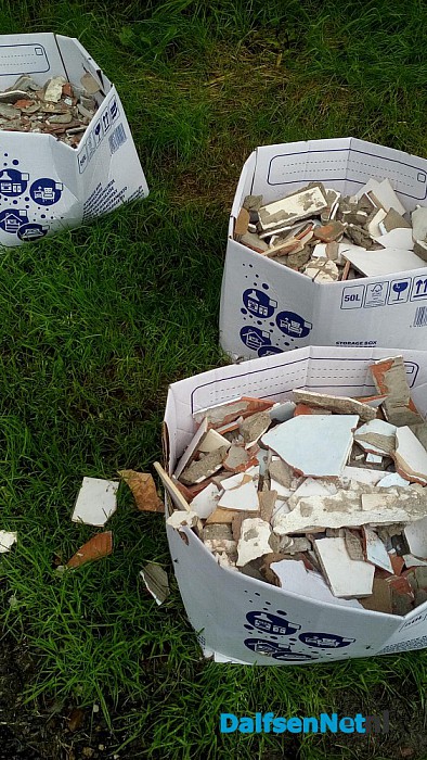 Zwerfafval achter gelaten in Vilsteren - Foto: Ingezonden foto