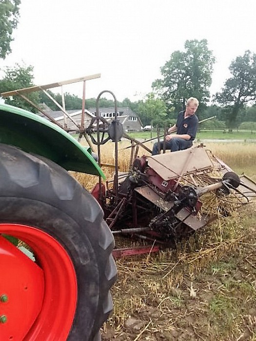 Kom allen kijken: vrijdag graan dorsen voor Vechtdalbier - Foto: Eigen geleverde foto