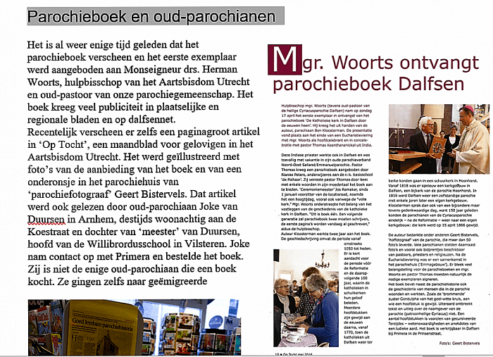 Parochieboek en oud-parochianen - Foto: Eigen geleverde foto