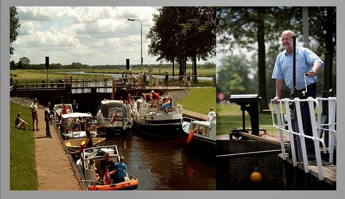 Hoogseizoen voor sluiswachter Doede - Foto: Eigen geleverde foto
