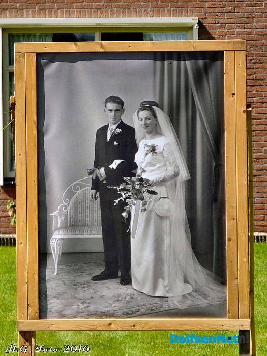 Dieks & Gretha Roeberts 50 jaar getrouwd. - Foto: H.G. Foto