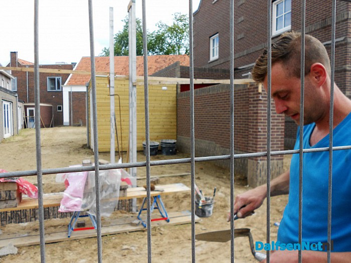 Laatste bouwvakker waterfront
