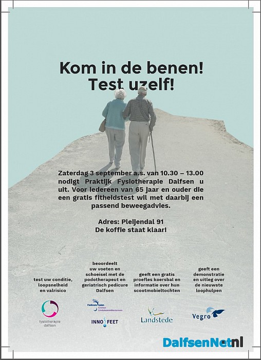 Kom in de benen - Foto: Ingezonden foto