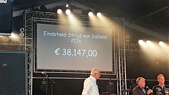 Eindstand Strijd van Salland ruim € 38.000,– - Foto: Eigen geleverde foto