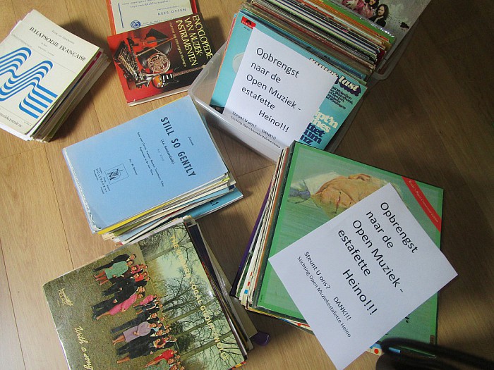 Ook stand Open Muziekestafette Heino op Boeken en Platenmarkt - Foto: Eigen geleverde foto