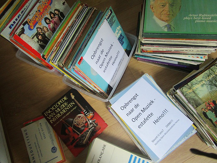 Ook stand Open Muziekestafette Heino op Boeken en Platenmarkt - Foto: Eigen geleverde foto