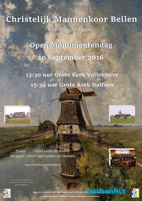 Mannenkoor Beilen in Dalfsen