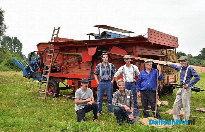 Graan dorsen op de Bellingeweer - Foto: Johan Bokma