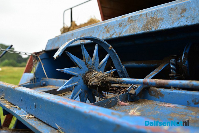 Graan dorsen op de Bellingeweer - Foto: Johan Bokma