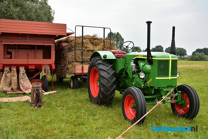 Graan dorsen op de Bellingeweer - Foto: Johan Bokma