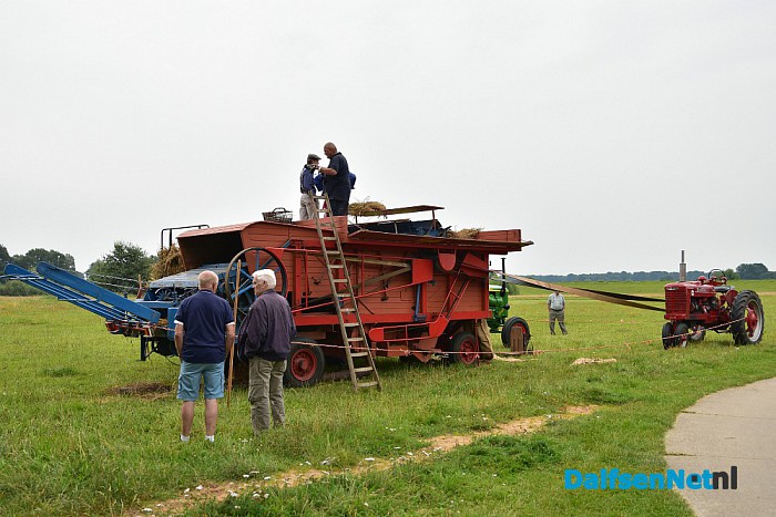 Graan dorsen op de Bellingeweer - Foto: Johan Bokma