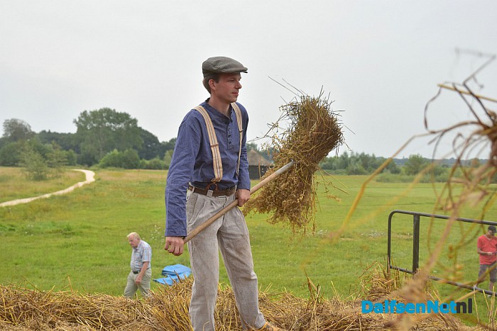 Graan dorsen op de Bellingeweer - Foto: Johan Bokma