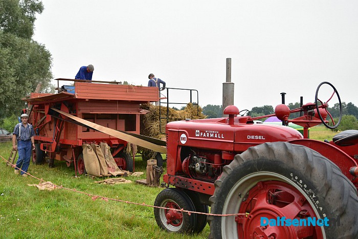 Graan dorsen op de Bellingeweer - Foto: Johan Bokma