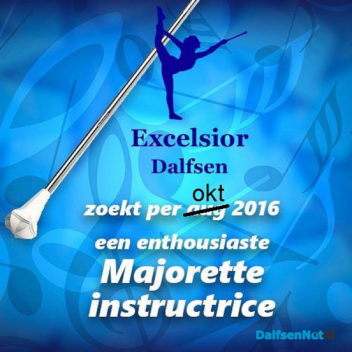 Majorettes Excelsior Dalfsen zoekt nieuwe trainster! - Foto: Ingezonden foto