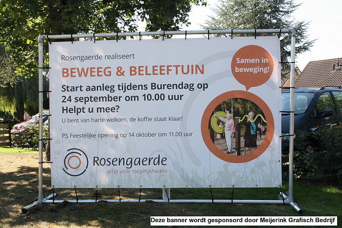 Aftrap beweeg- & beleeftuin Rosengaerde - Foto: Eigen geleverde foto