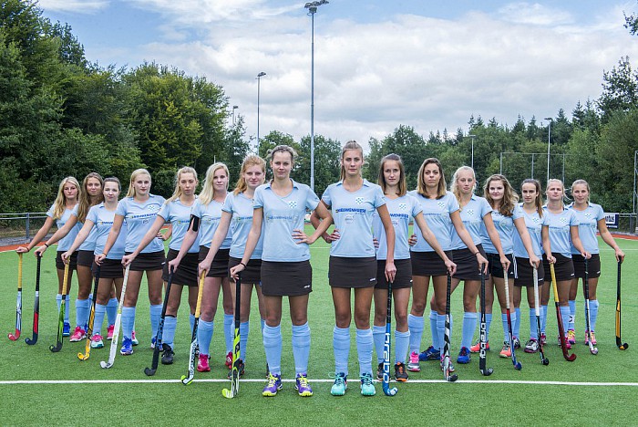 Kleding sponsor Dames 1 MHC Dalfsen - Foto: Eigen geleverde foto