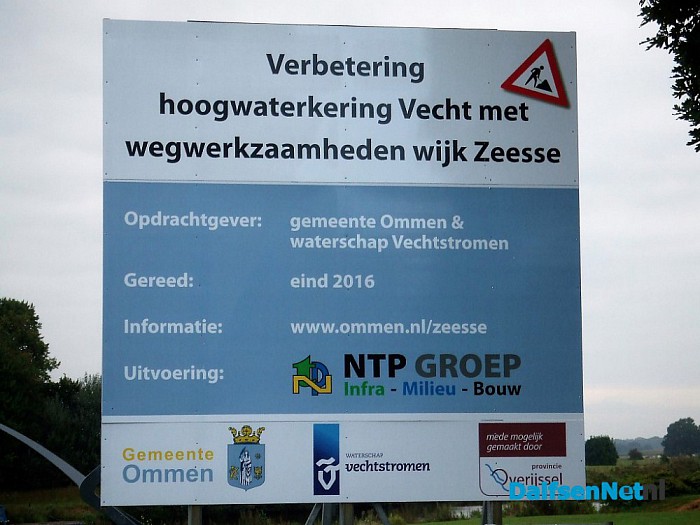 Ommen wapent zich tegen hoog water - Foto: Wim