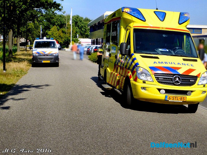 Eenzijdig ongeval Goldkampstraat. - Foto: H.G. Foto