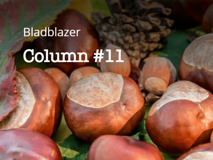 ‘Bladblazer’. Nieuwe column Groen Gebogen - Foto: Thomas Klomp