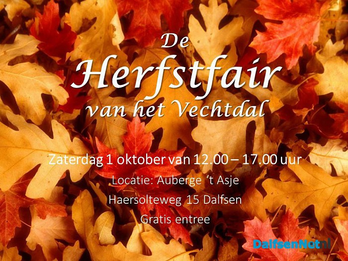 De Herfstfair van het Vechtdal - Foto: Ingezonden foto